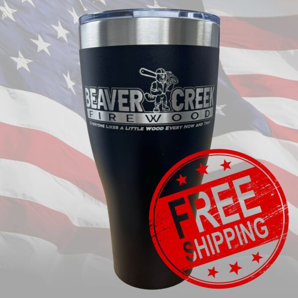 30oz Beaver Creek Tumbler Black