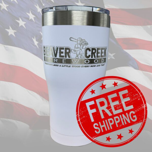 20oz Beaver Creek Tumbler White